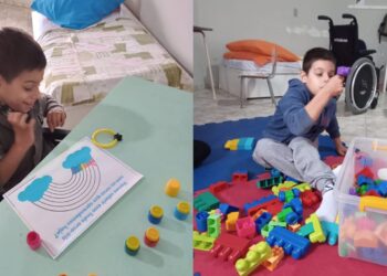 Família busca ajuda para comprar cadeira de rodas para menino com deficiência