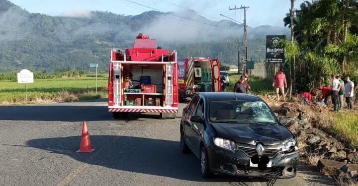 Homem é encaminhado ao hospital após acidente em Massaranduba