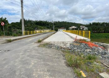 Ponte do Agricultor, em Guaramirim, deve ser finalizada e entregue em maio