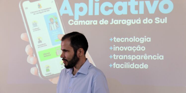 Câmara de Jaraguá do Sul lança aplicativo inédito para aproximar comunidade e o legislativo