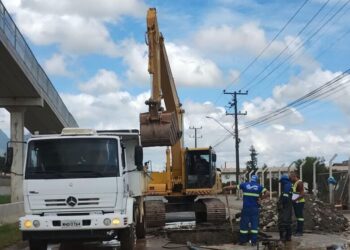 Rompimentos de rede prejudicam fornecimento de água em Guaramirim