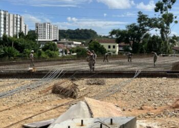 Concretagem de nova ponte sobre o Rio Jaraguá deve começar nesta quinta-feira