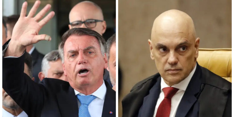 Ministro Alexandre de Moraes nega pedido para prender Bolsonaro