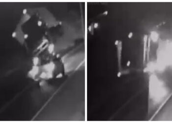 [Vídeo] Ciclista relata momento que quase foi atingido por carreta em Guaramirim: “Pensei que morri”