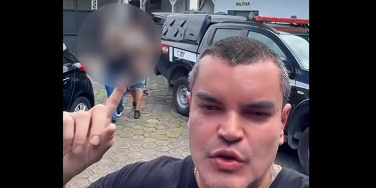 [Vídeo] Fugitivo da cadeia é preso vivendo na rua em Jaraguá do Sul