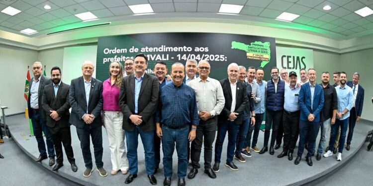 Governador Jorginho Mello libera R$ 56 milhões para Jaraguá do Sul