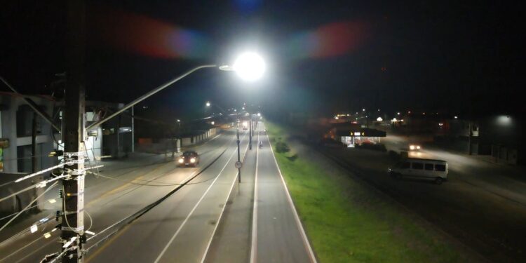 Jaraguá do Sul deve ter 100% de iluminação com lâmpadas de LED neste ano