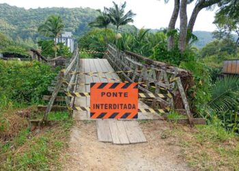 Ponte da Zanotti é interditada