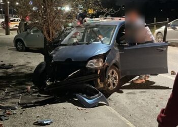 [Vídeo] Quatro veículos se envolvem em acidente na Ilha da Figueira, em Jaraguá do Sul