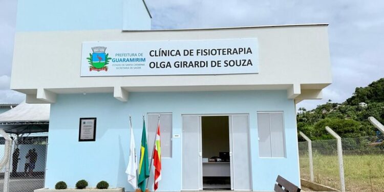Prefeitura de Guaramirim inaugura Clínica de Fisioterapia Olga Girardi de Souza