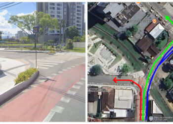 Prefeitura de Jaraguá do Sul promove alteração na Rua Reinoldo Rau no acesso à Praça Ângelo Piazera