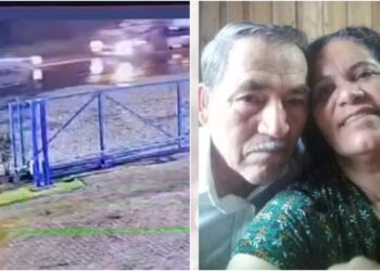 [Vídeo] Casal morre após bater carro contra caminhão em SC