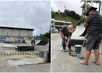 Prefeitura realiza melhorias na pista de skate de Guaramirim
