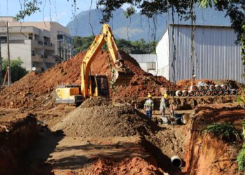 Iniciaram as obras no Trecho V da Rua 13 de Maio, em Jaraguá do Sul