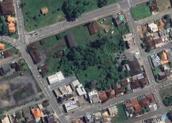 Rotatória de quadra será implantada no bairro Rau, em Jaraguá do Sul