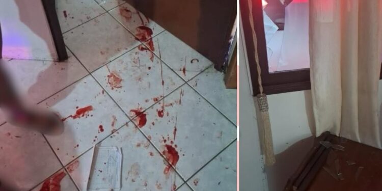 Homem invade residência da ex-namorada e agride casal em Jaraguá do Sul