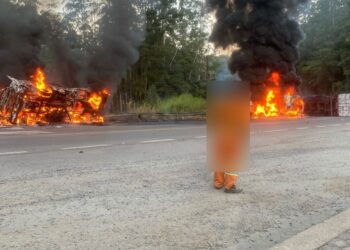 [Vídeo] Duas pessoas morrem e 12 ficam feridas em acidente na BR-280, em Corupá