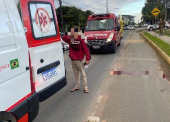 “Estado grave”: Homem sofre queda de bicicleta elétrica em Guaramirim e tem hemorragia