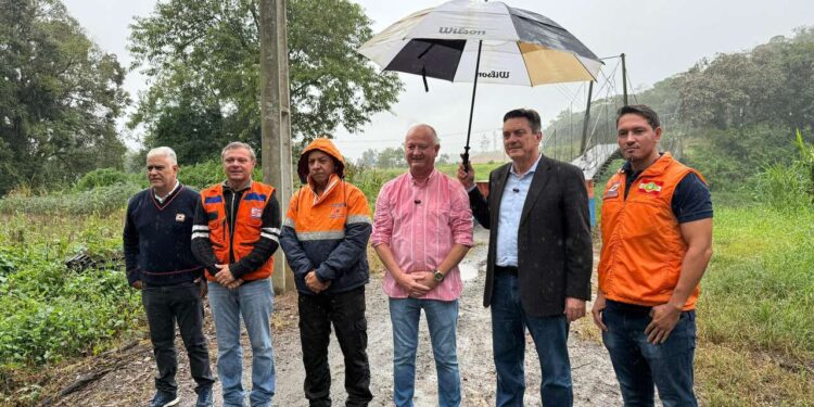 Ponte de concreto será construída entre Guaramirim e Araquari