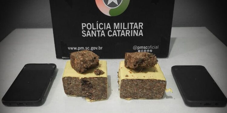 “Pro meu consumo”: Homem é pego com 500 gramas de maconha em Jaraguá do Sul