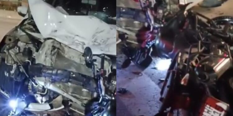 [Vídeo] Motociclista fica gravemente ferido após colisão em Jaraguá do Sul