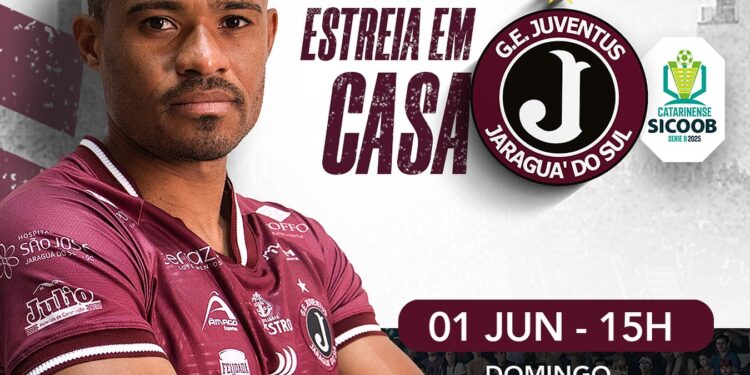 Juventus estreia na Série B do Catarinense domingo, 1, em Jaraguá do Sul