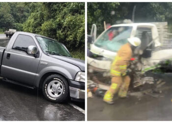 [Vídeo] Motorista fica preso às ferragens após acidente na Serra de Corupá