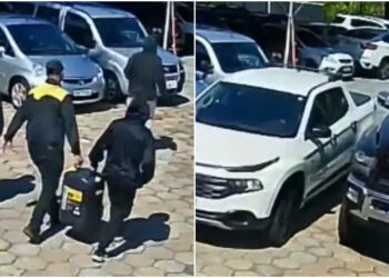 [Vídeo] Polícia Civil prende envolvidos em assalto a revenda de carros em Jaraguá do Sul