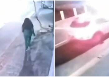 [Vídeo] Adolescente fica gravemente ferida após ser atingida por moto em Jaraguá do Sul