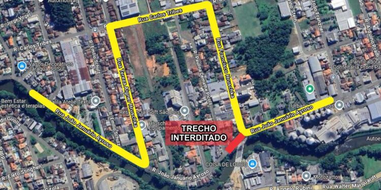 Trecho da rua João Januário Ayroso terá Interdição total na segunda (09)