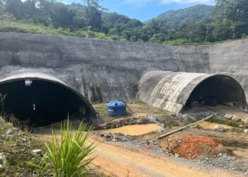 Túnel duplo da BR-280, em Jaraguá do Sul, está com 81% das obras concluídas