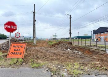 Prefeitura de Guaramirim inicia pavimentação na marginal da BR-280