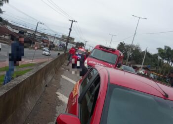 [Urgente] Homem morre em acidente na BR-280, em Guaramirim