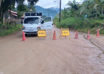 Interdição total de um trecho da Rua Germano Lenz, em Jaraguá do Sul