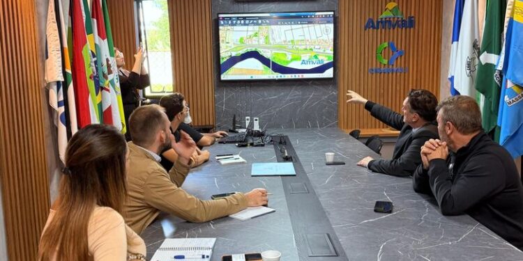 Projeto da nova rotatória entre Bananal do Sul e Centro de Guaramirim entra na fase final de ajustes