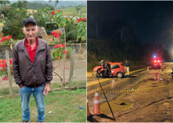 Idoso que morreu em acidente em Corupá é identificado