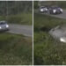 [Vídeo] Carro sai de pista e mulher se afoga em Jaraguá do Sul