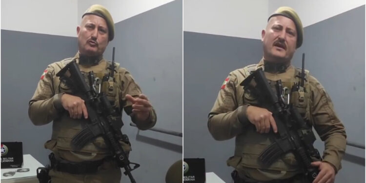 “Aqui não”: Morador de rua é preso após cometer três roubos em menos de uma hora em Jaraguá do Sul