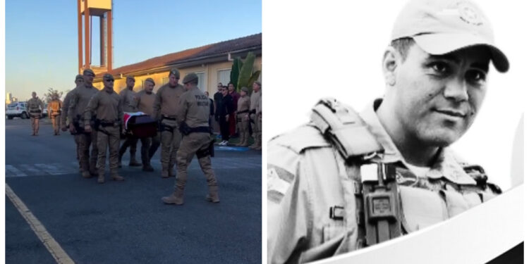 [Vídeo] 14º Batalhão presta última homenagem ao Cabo PM Freitas