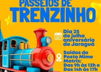 Passeios de Trenzinho vão animar o aniversário de Jaraguá do Sul no dia 25 de julho