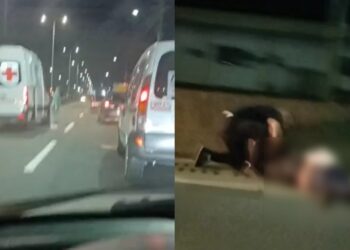 [Vídeo] Motociclista fica gravemente ferido após acidente na BR-280, em Guaramirim