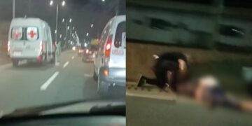 [Vídeo] Motociclista fica gravemente ferido após acidente na BR-280, em Guaramirim