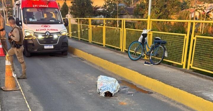 Homem morre em acidente na Ponte do Agricultor, em Guaramirim