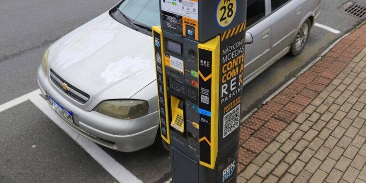 Taxa de Pós-Utilização do estacionamento rotativo de Jaraguá do Sul entra em vigor na segunda