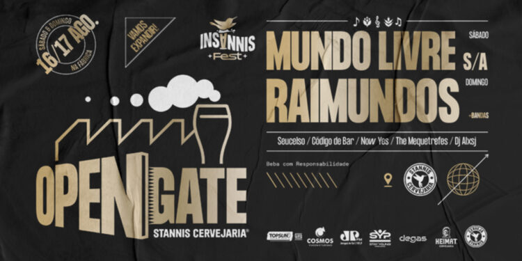 Cervejaria Stannis celebra nova fase com Open Gate e show com Raimundos