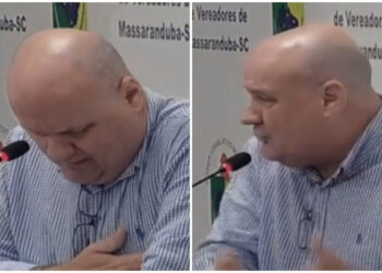 [Vídeo] Vereador de Massaranduba passa mal durante sessão