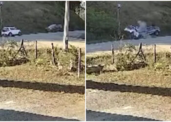 [Vídeo] Carros batem de frente e motorista morre em Luiz Alves