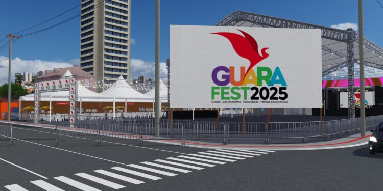 [Vídeo] Confira como será a estrutura da GuaraFest 2025 em Guaramirim