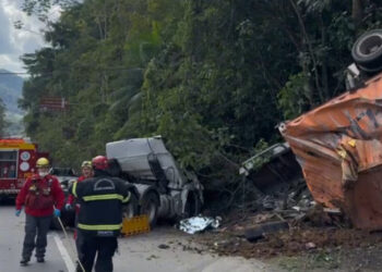 Homem morre em acidente na SC-110, entre Jaraguá do Sul e Pomerode