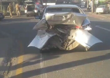 Motorista agride mulher e depois se envolve em acidente em Jaraguá do Sul